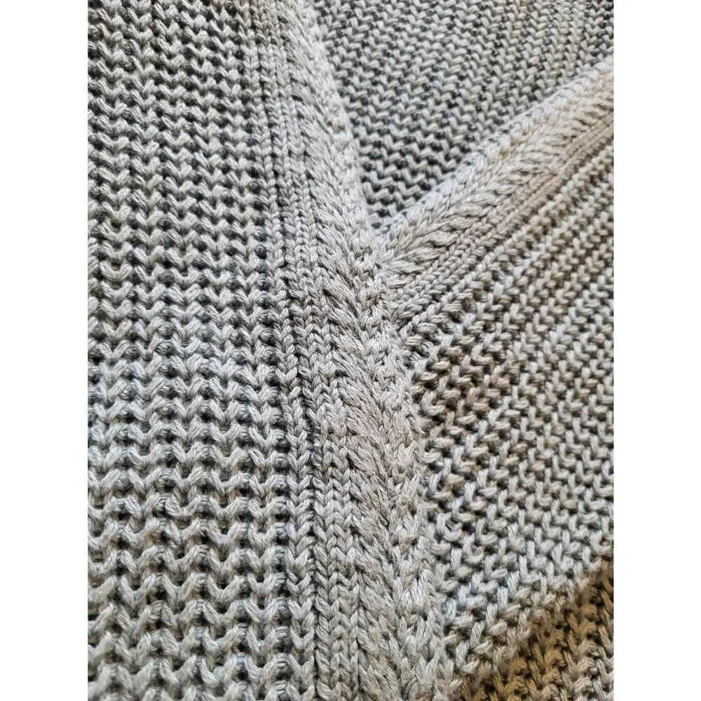 Garnet Hill Cardigan Sweater Women's Large Tourmaline Maren Organic Cotton Linen - Picture 6 of 6